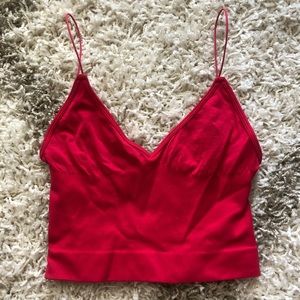 Free People V-Neck Crop Top